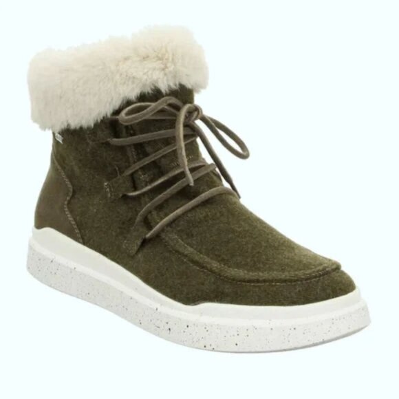 Romika Womens Helsinki Winter Fleece Boots Olive Eu Size : 39 / 8 - 8/5 NIB - Picture 2 of 4
